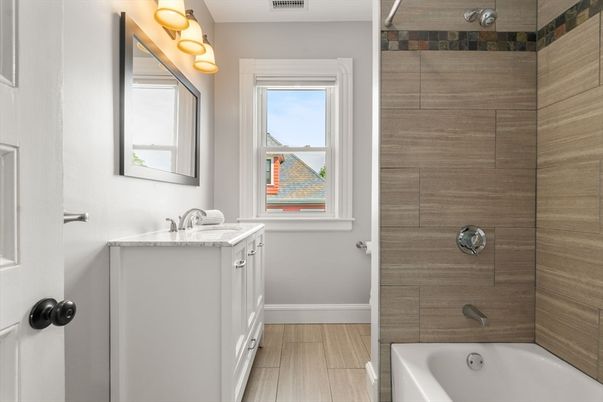 Bathroom, Interior, Wood Texture Flooring