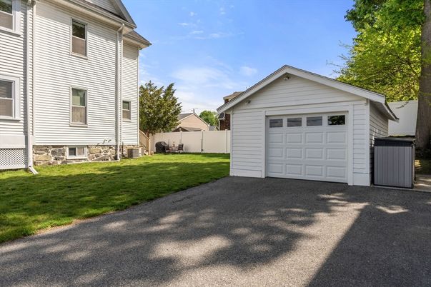 Backyard, Detached Garage, Exterior