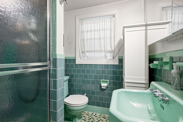 Bathroom, Glass Shower, Interior