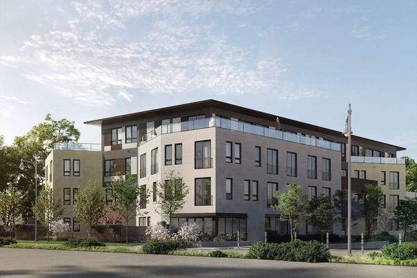Exterior, Facade, Condo Building