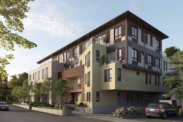 Exterior, Facade, Modern