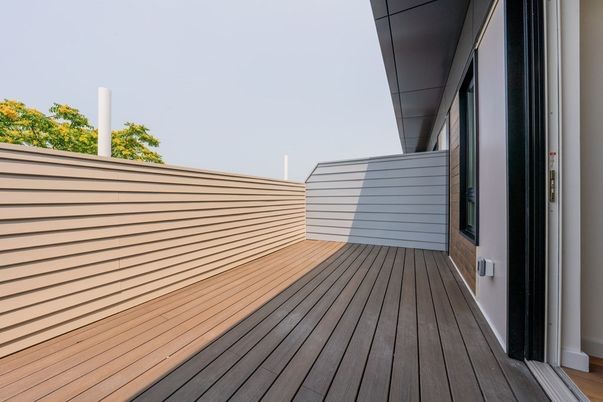 Exterior, Wood Texture Flooring
