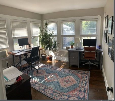 Home Office, Interior, Wood Texture Flooring