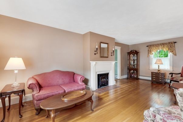 Fireplace, Interior, Wood Texture Flooring