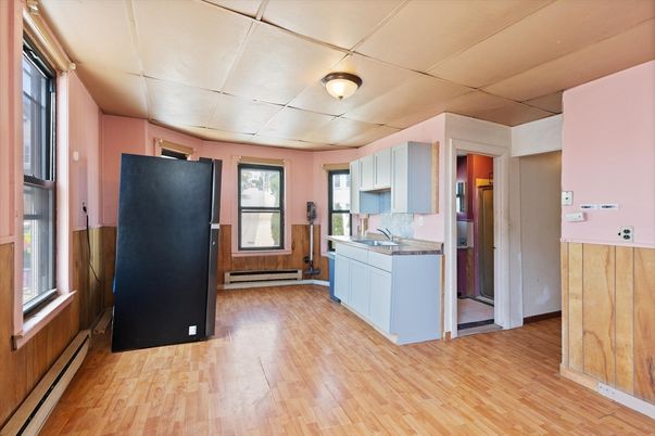 Interior, Kitchen, Wood Texture Flooring