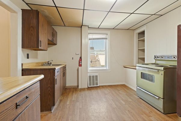 Interior, Kitchen, Wood Texture Flooring