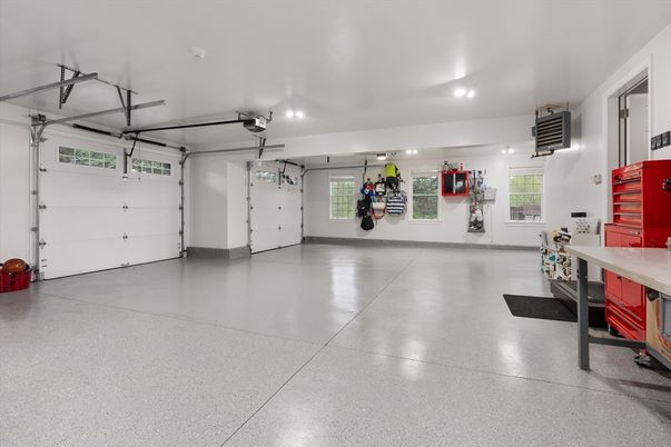 Garage, Interior, Recessed Lighting