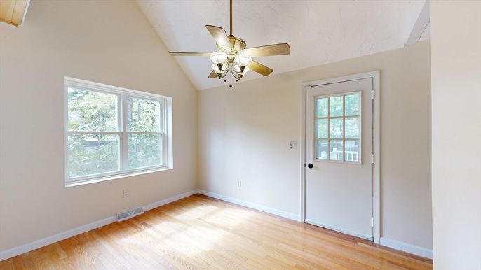 Empty room, Interior, Wood Texture Flooring