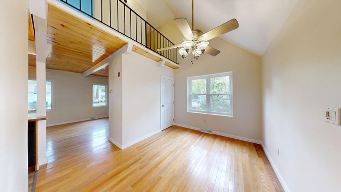 Empty room, Interior, Wood Texture Flooring