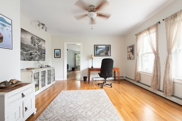 Home Office, Interior, Wood Texture Flooring
