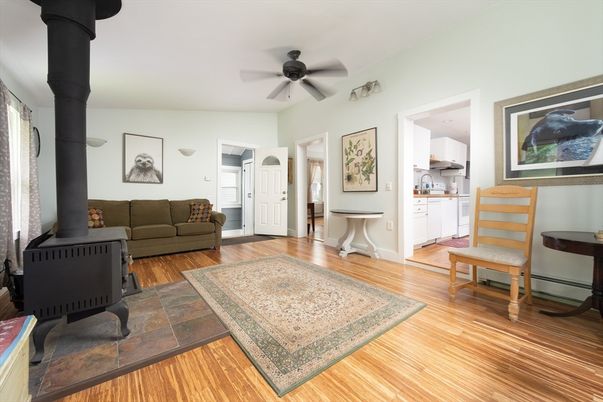 Fireplace, Interior, Wood Texture Flooring