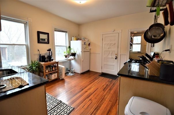 Interior, Kitchen, Wood Texture Flooring