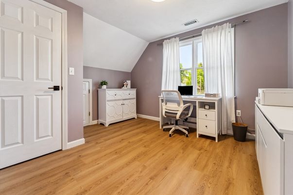 Home Office, Interior, Wood Texture Flooring