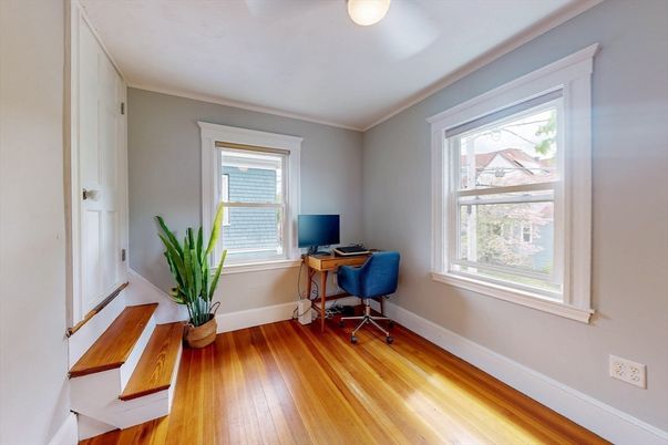 Home Office, Interior, Wood Texture Flooring