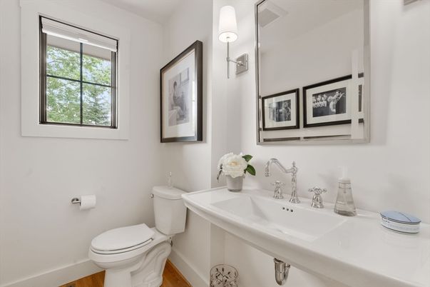 Bathroom, Interior, Wood Texture Flooring