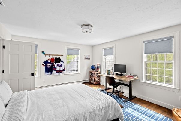 Bedroom, Home Office, Interior, Wood Texture Flooring