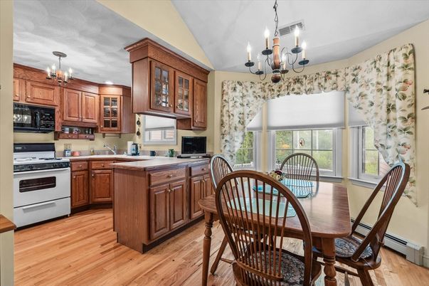 Chandelier, Dining room, Interior, Kitchen, Wood Texture Flooring