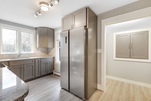 Interior, Kitchen, Wood Texture Flooring