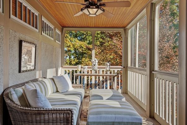 Interior, Sun Room, Wooden Ceilings