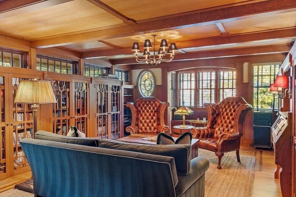 Chandelier, Interior, Living room, Wooden Beams, Wooden Ceilings, Wood Texture Flooring