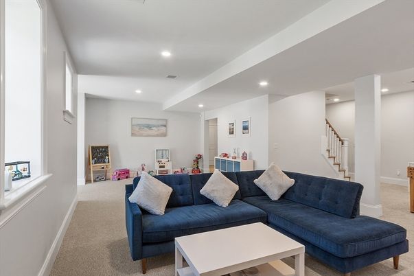 Interior, Living room, Recessed Lighting