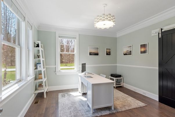 Home Office, Interior, Wood Texture Flooring