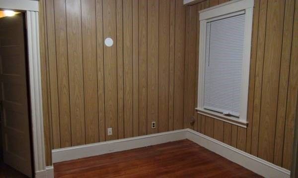 Empty room, Interior, Wood Texture Flooring, Wooden Walls