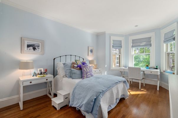 Bedroom, Home Office, Interior, Wood Texture Flooring