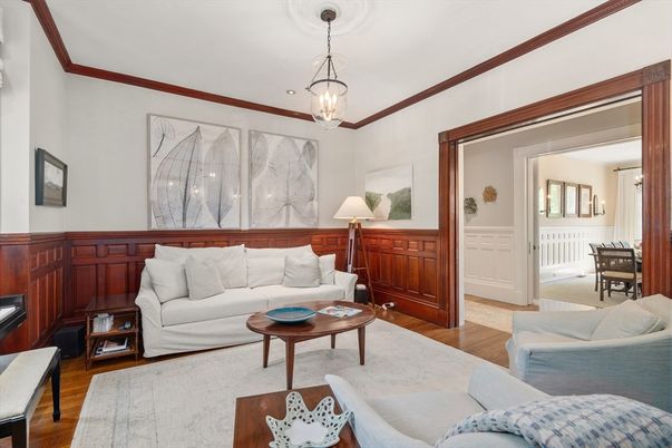 Interior, Living room, Pendant Lights, Wood Texture Flooring