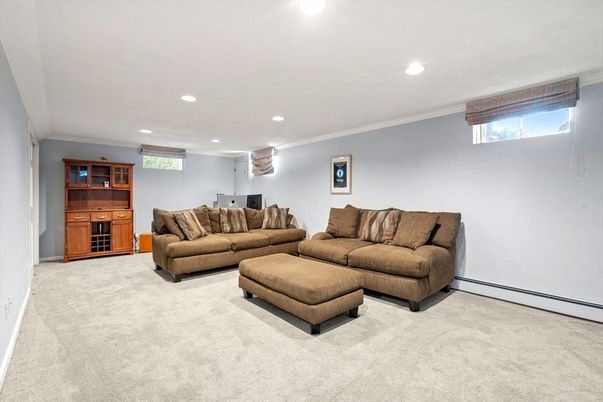Interior, Living room, Recessed Lighting