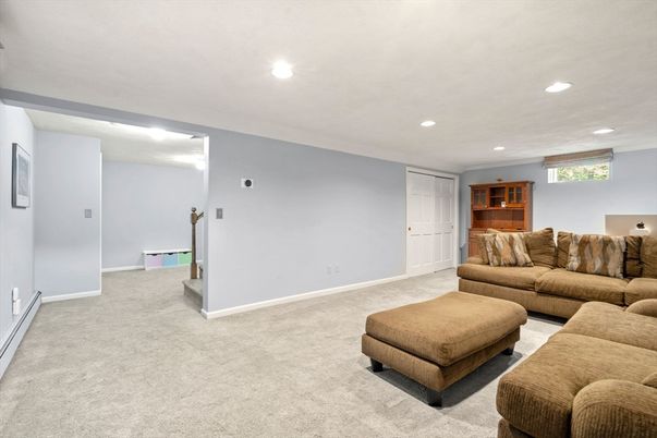 Interior, Living room, Recessed Lighting