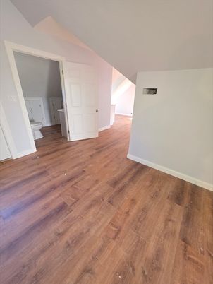 Bathroom, Empty room, Interior, Wood Texture Flooring
