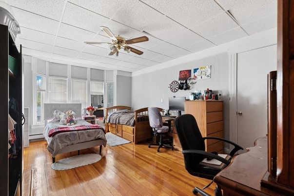 Bedroom, Home Office, Interior, Wood Texture Flooring