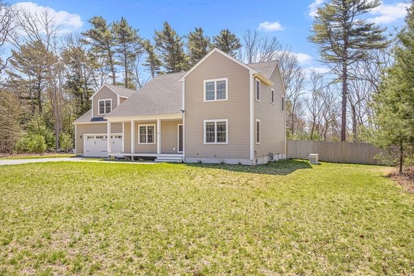 Attached, Backyard, Exterior, Facade, Farmhouse