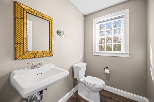 Bathroom, Interior, Wood Texture Flooring