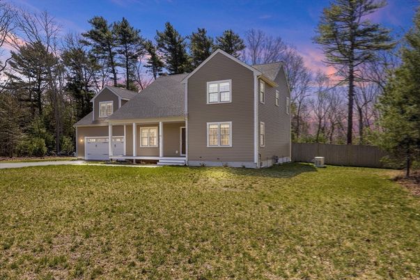 Attached, Backyard, Exterior, Facade, Farmhouse