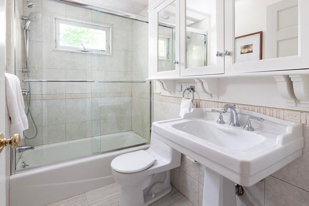 Bathroom, Glass Shower, Interior