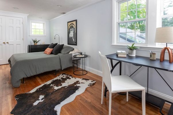 Bedroom, Interior, Wood Texture Flooring