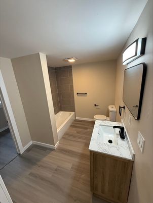 Bathroom, Interior, Wood Texture Flooring