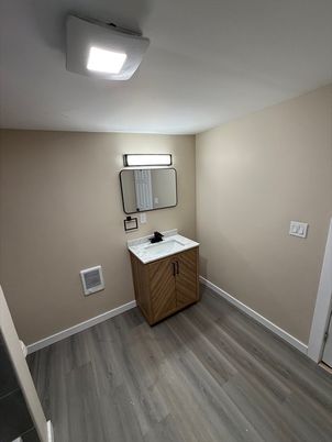 Bathroom, Interior, Wood Texture Flooring