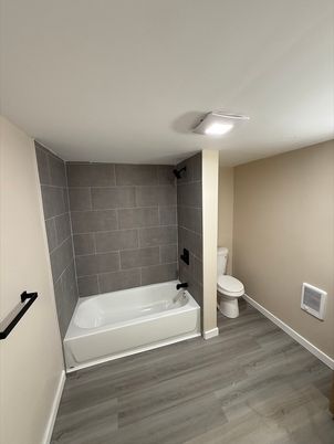 Bathroom, Interior, Wood Texture Flooring