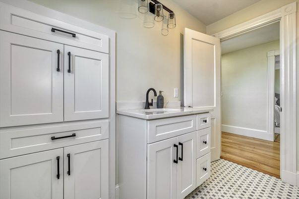 Bathroom, Interior, Wood Texture Flooring