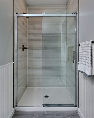 Bathroom, Glass Shower, Interior