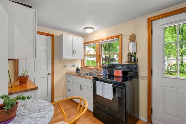 Interior, Kitchen, Wood Texture Flooring