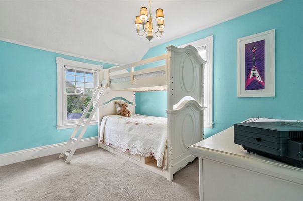 Bedroom, Chandelier, Interior