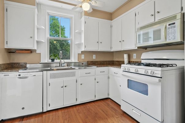 Interior, Kitchen, Wood Texture Flooring
