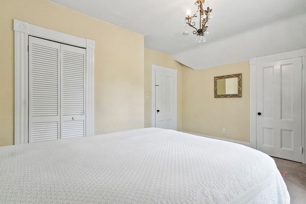 Bedroom, Chandelier, Interior