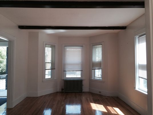Empty room, Interior, Wooden Beams, Wood Texture Flooring