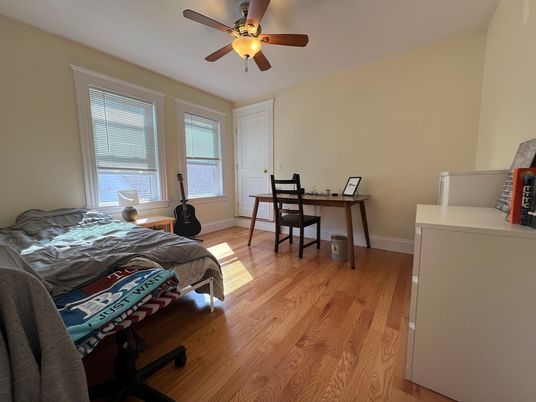 Bedroom, Home Office, Interior, Wood Texture Flooring