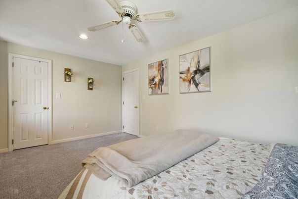 Bedroom, Interior, Recessed Lighting